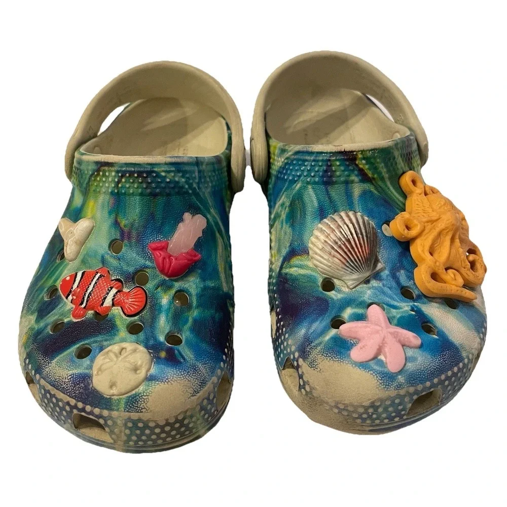 CROCS shell marbled owned