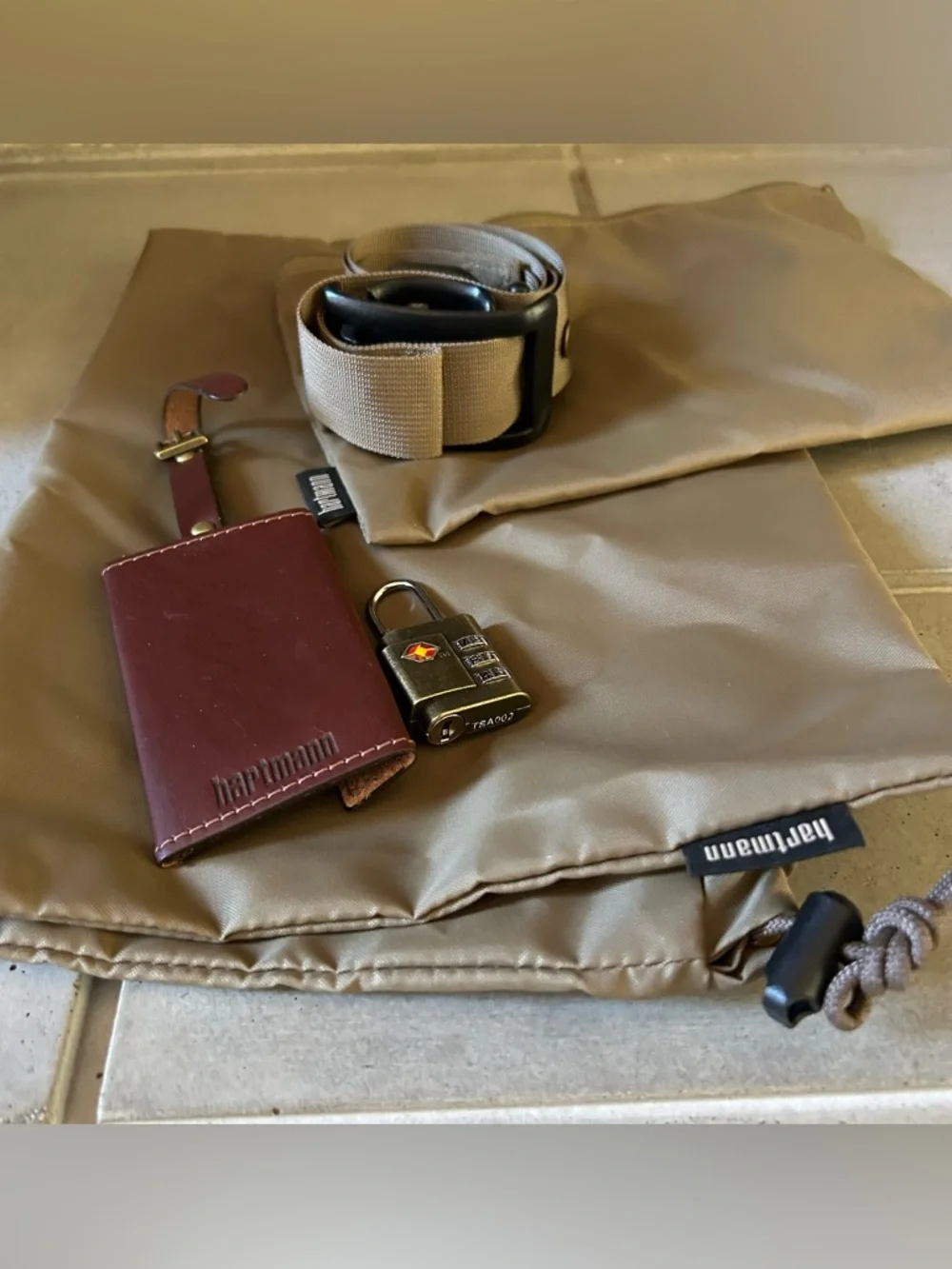 Vintage Hartmann Tweed & Leather Carry On Duffle Toiletries Case Luggage Bag 15