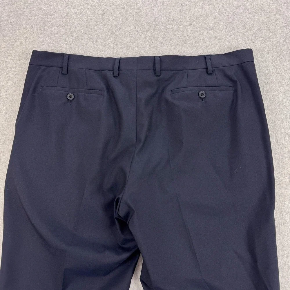John Varvatos Bedford T Dress Pants Mens 38 Black Wool Lined Office 40x31