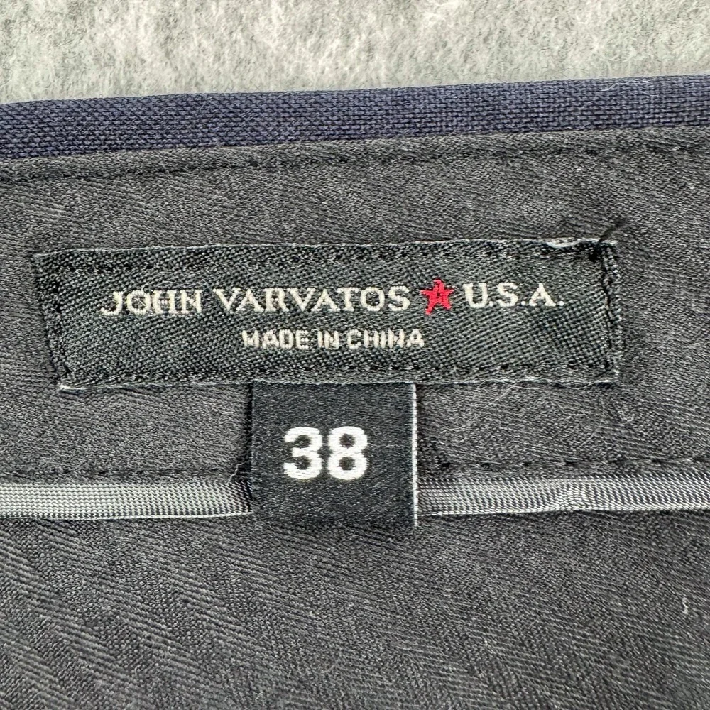 John Varvatos Bedford T Dress Pants Mens 38 Black Wool Lined Office 40x31