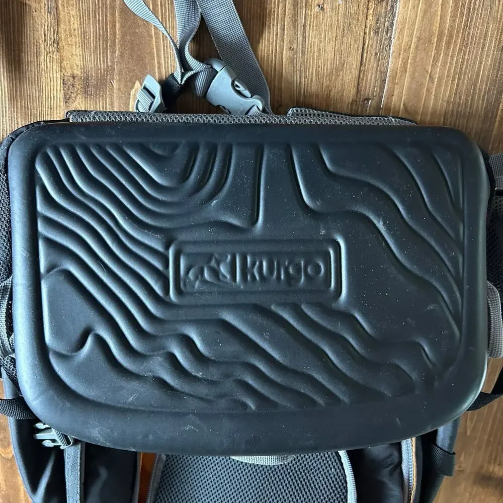 Kurgo Black and Gray Dog Travel Backpack Carrier