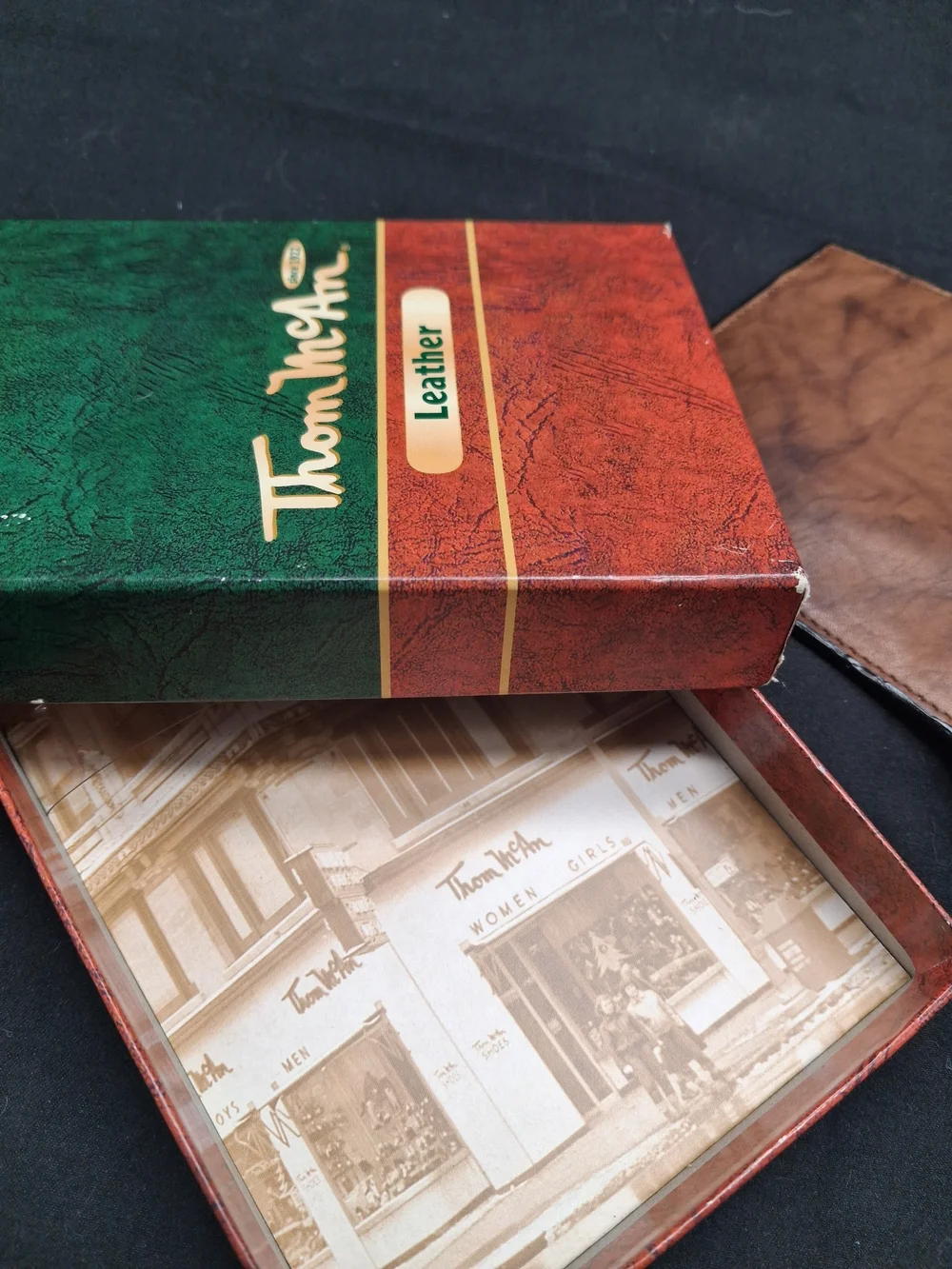 Thom McAn Brown Leather Bi-Fold Wallet