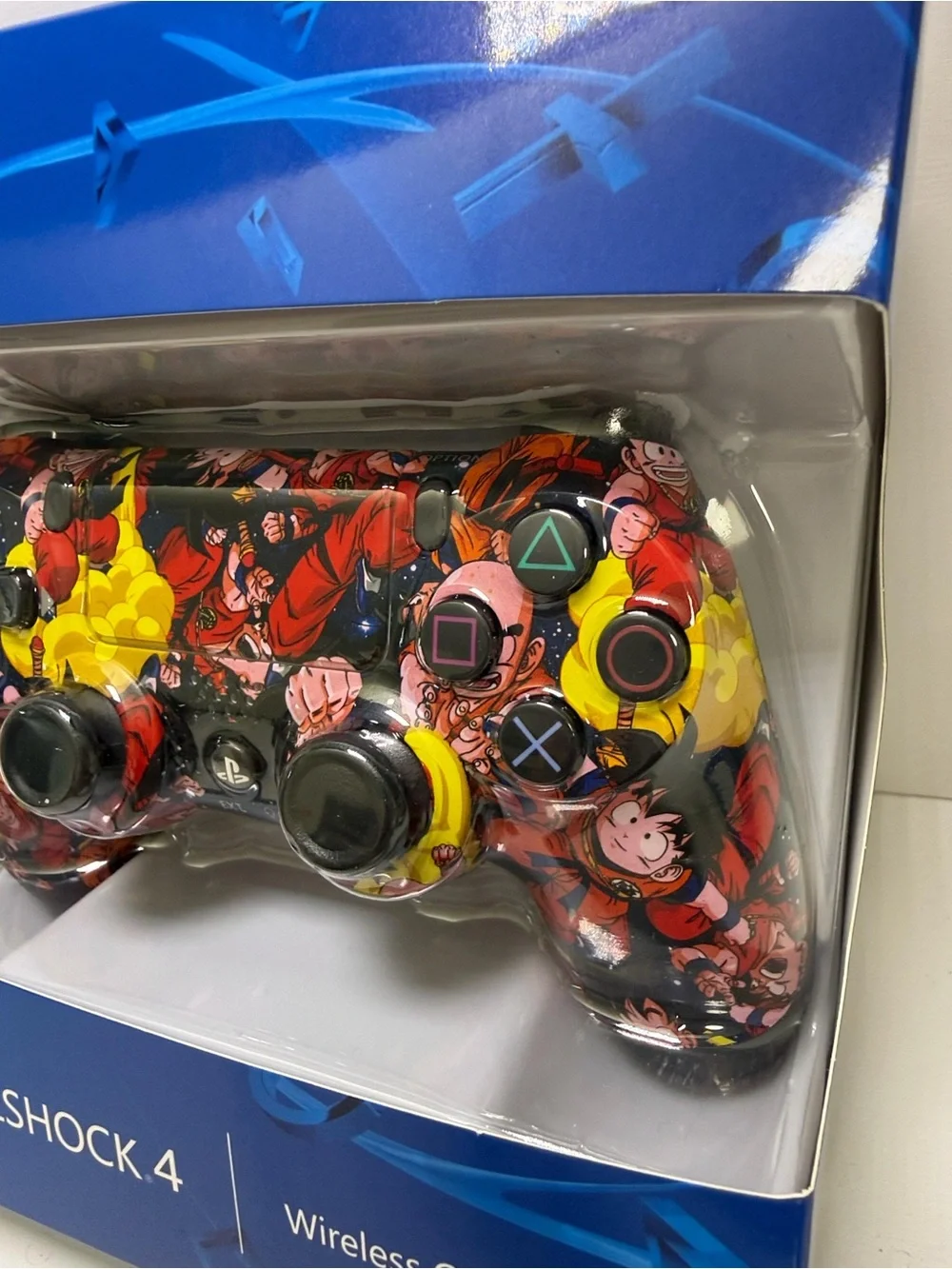 Sony Wireless Controller - Red & Black Dragon Ball Z Design