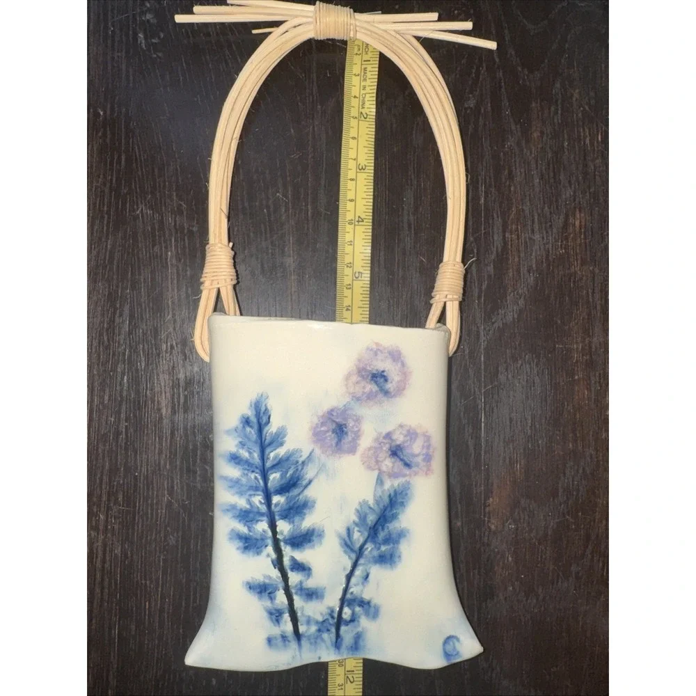 Unmarked handmade blue