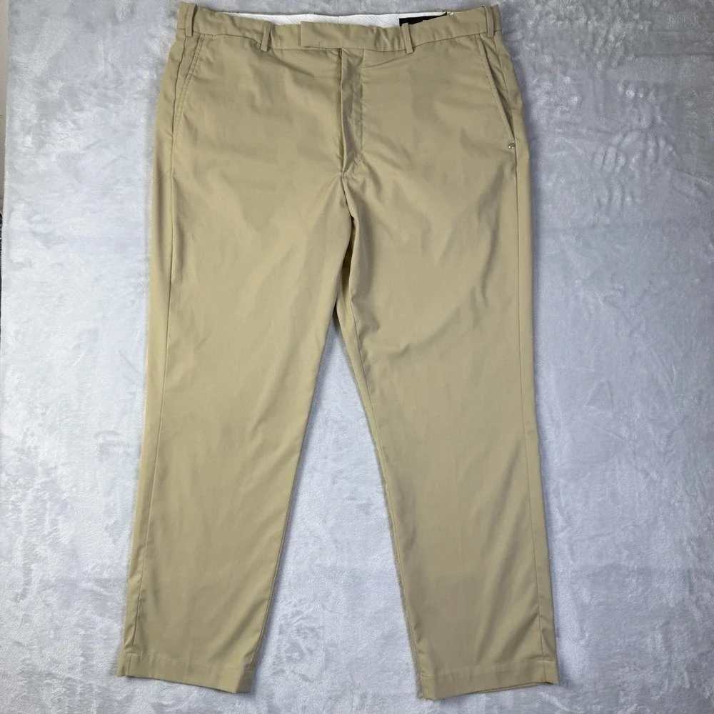 RLX Ralph Lauren Pants Men's 40x30‎ Golf Khakis Tan Pockets Athletic Preppy