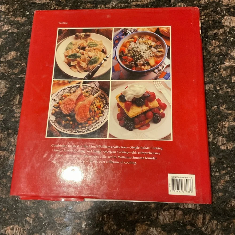 Williams Sonoma features brown cookbook