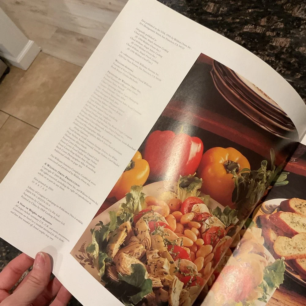 Williams Sonoma recipes rich cover