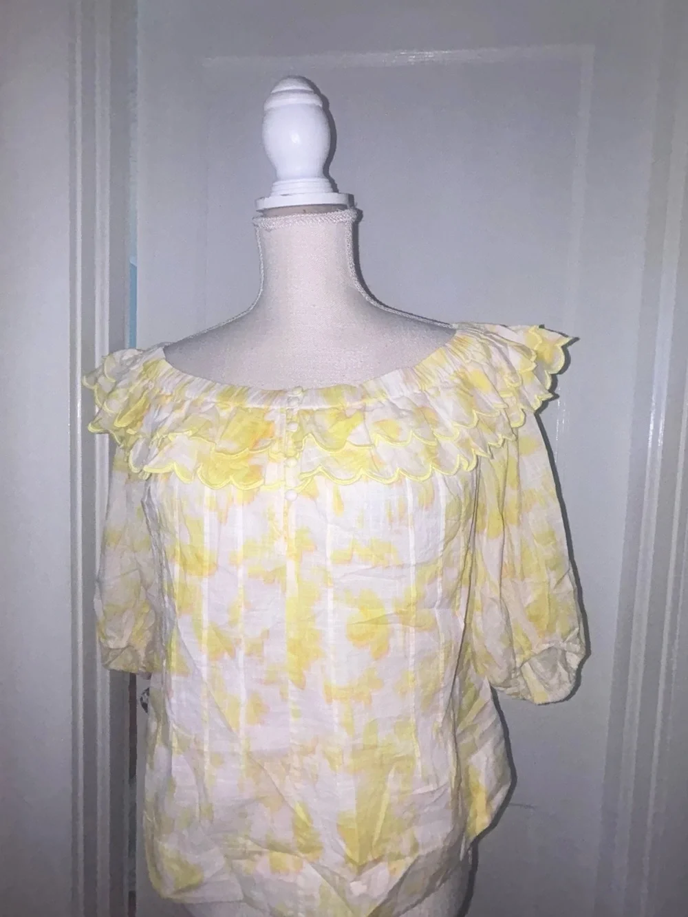 Anthropologie layered style ruffle