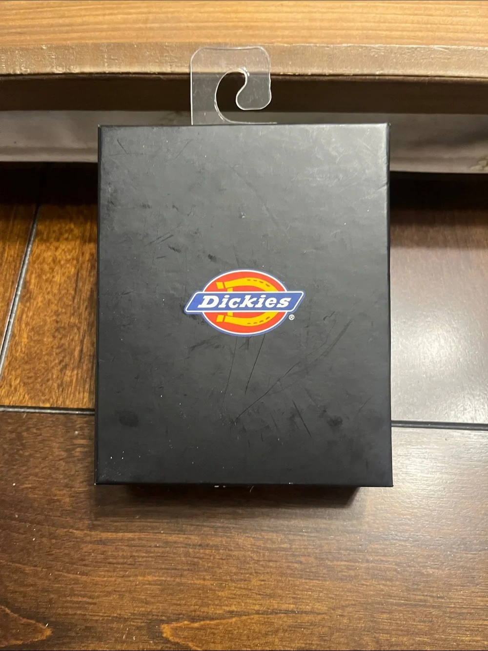 Dickies Black Men's Bifold Wallet with Contrast Stitching