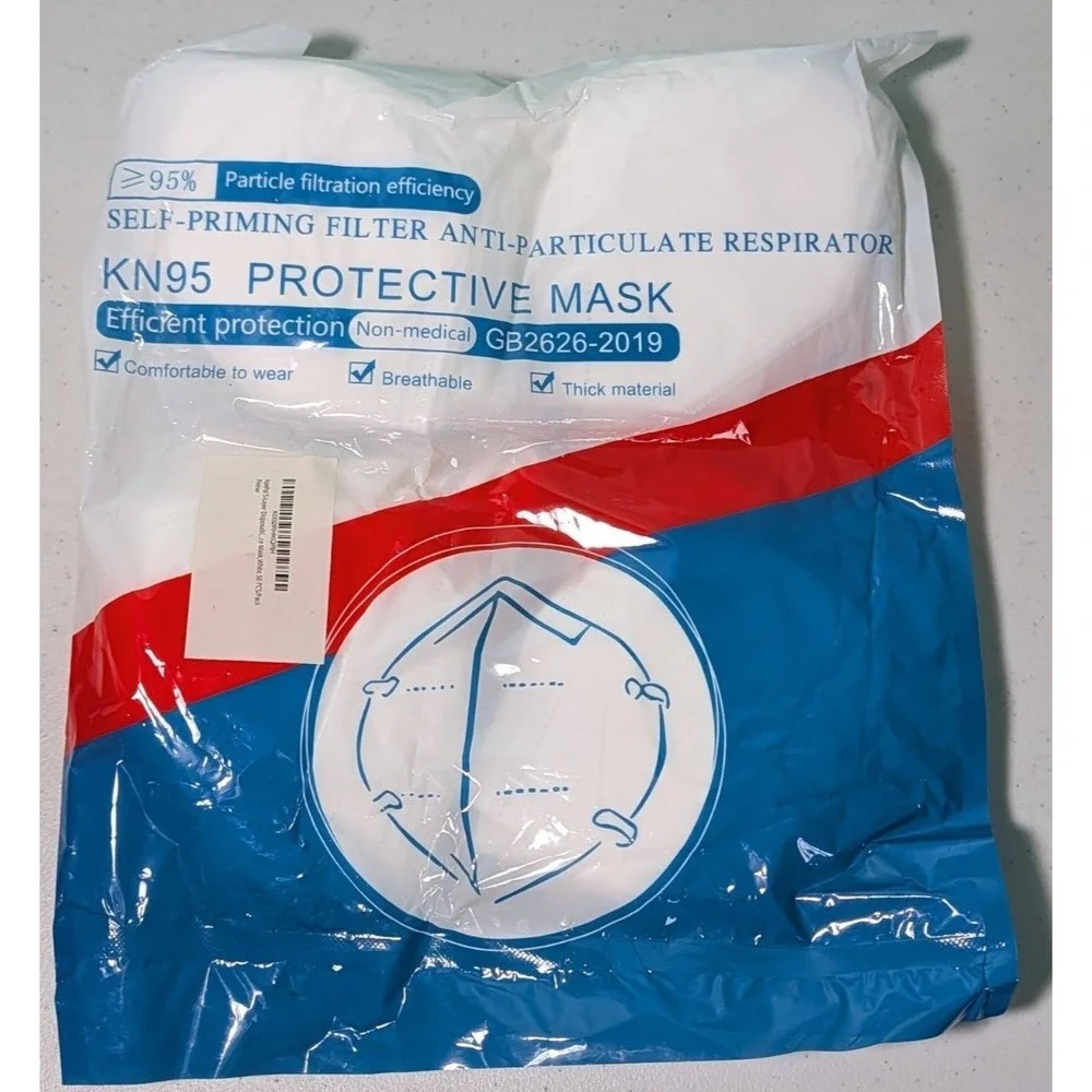 KN-95 Protective Fask Mask Non-Medical 50 Pcs Disposable Respirator