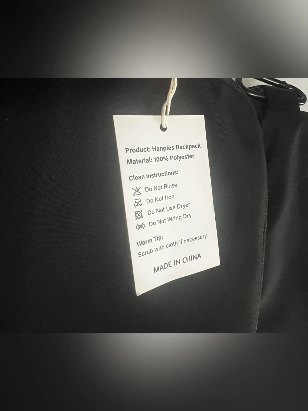Hanples backpack minimalist