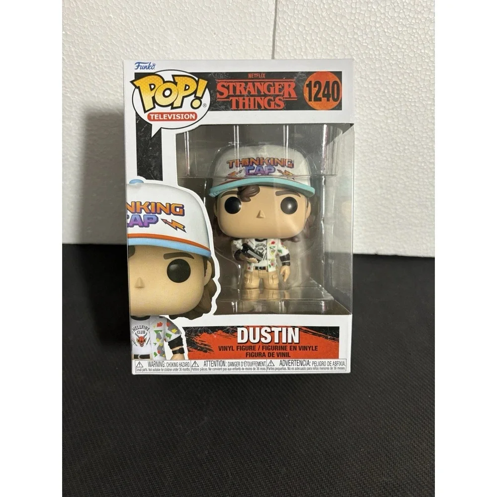 Funko POP! Television Stranger Things Dustin #1240 Vinyl Figure Hellfire Club