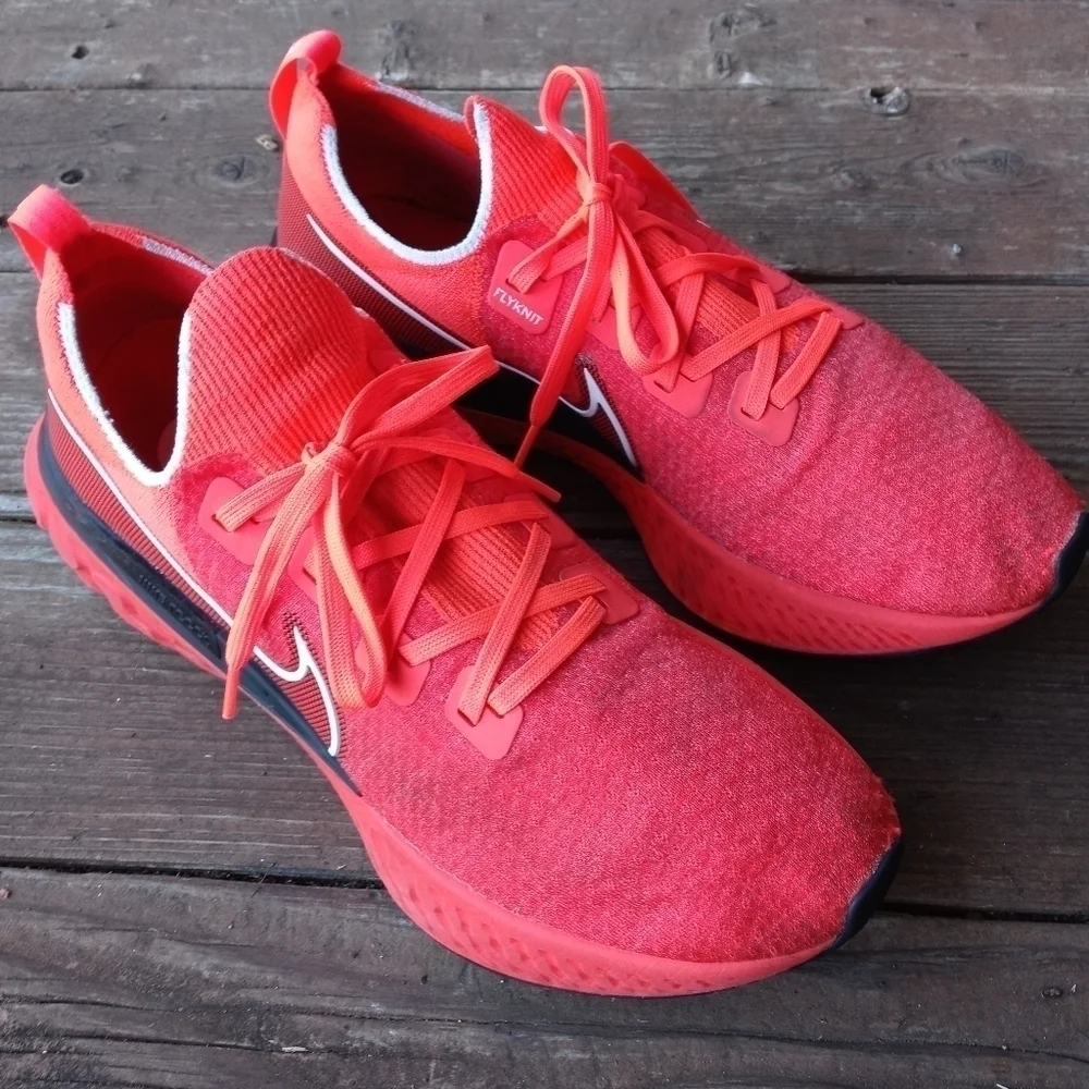 Nike React Infinity Run Flyknit CD4371-600 Red Bla