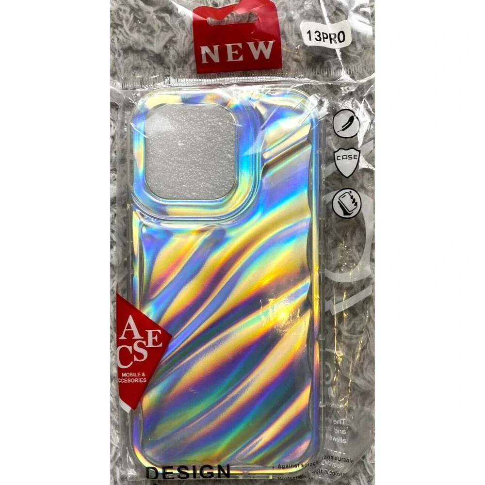 iPhone 13 Pro Case Clear Iridescent 6.1