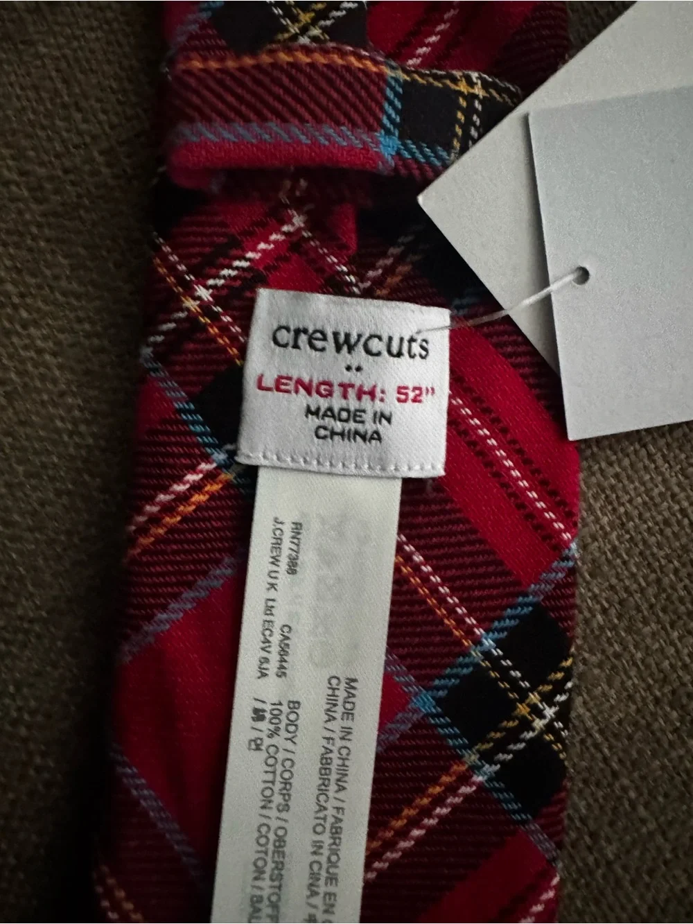 J. Crew slim plaid