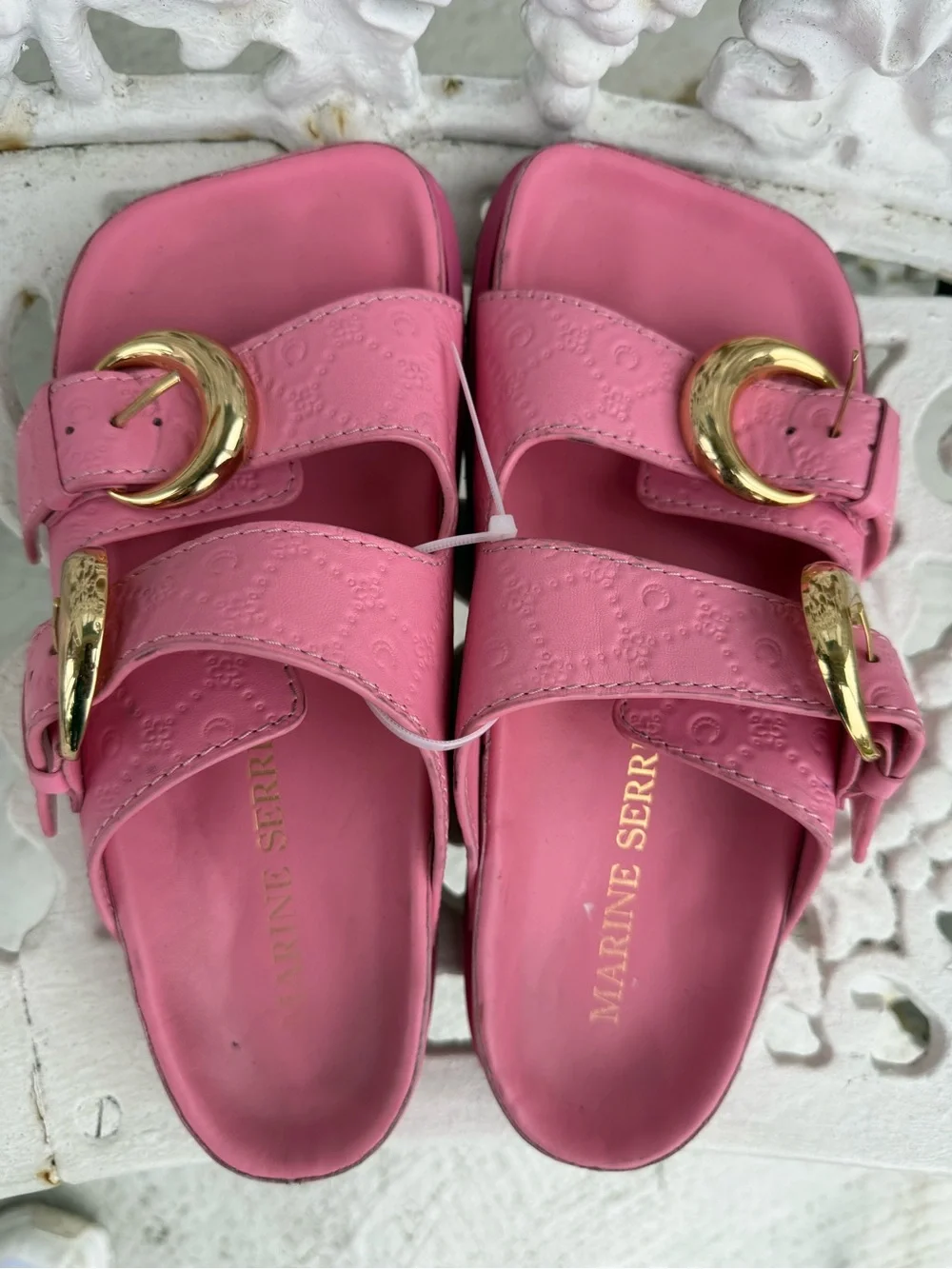 Marine Serre bright pink