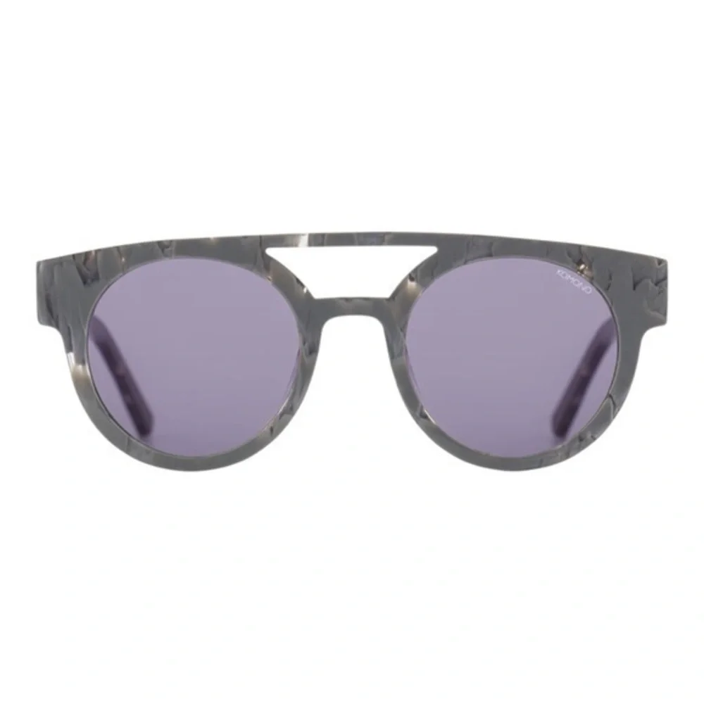 KOMONO Dreyfuss Concrete Sunglasses NEW grey gray UV400