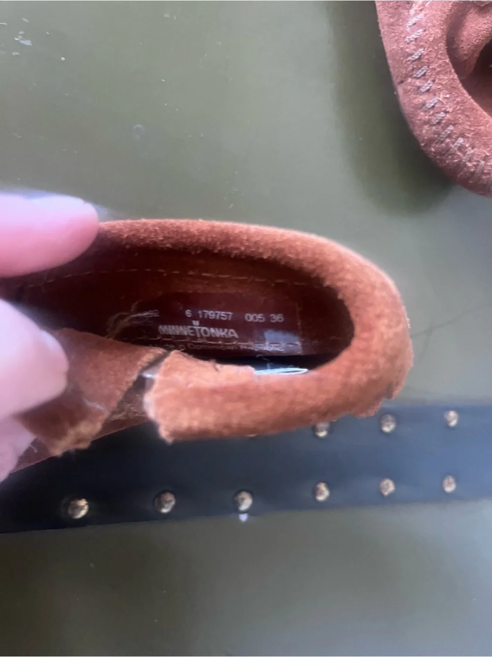 Minnetonka soft tan