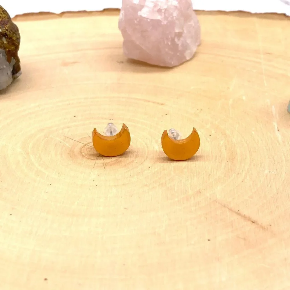 N/A moon earrings