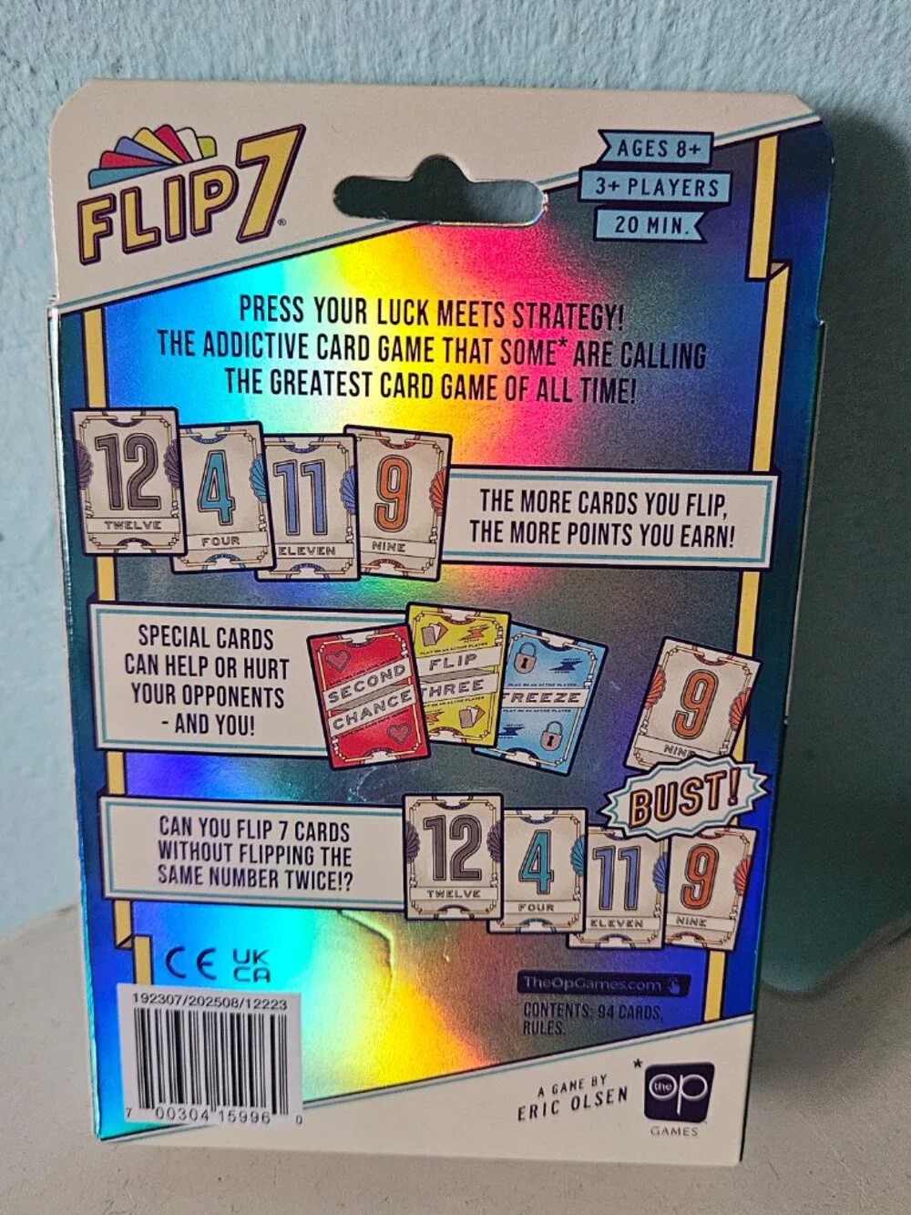 The Op lot card