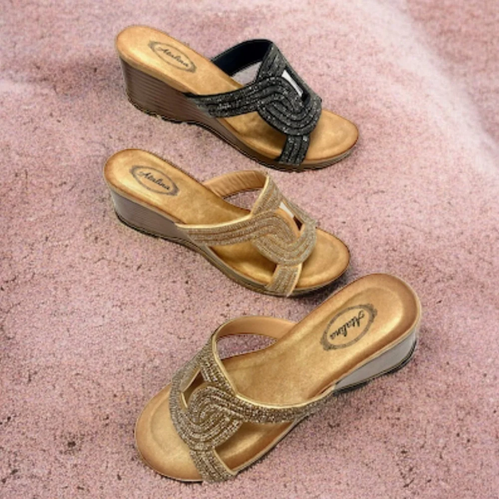 Italina metallic champagne