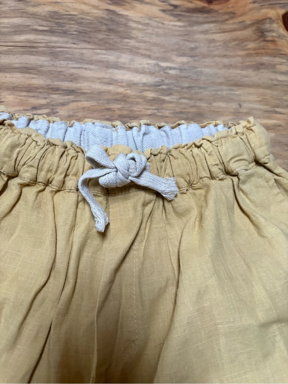 Lua De Champagne linen chinos