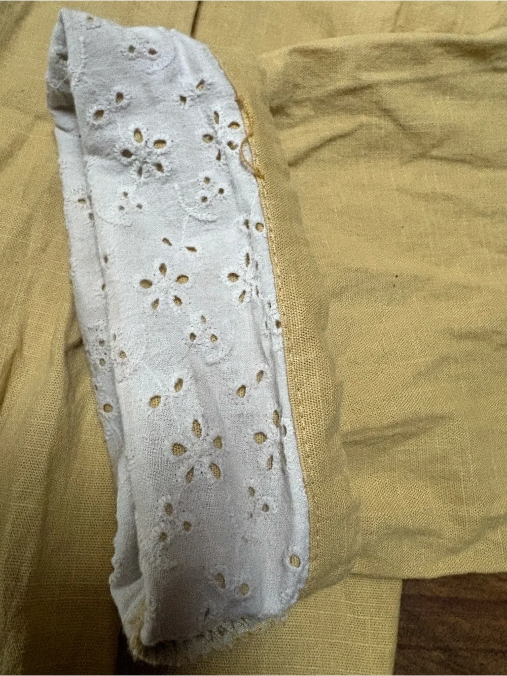 Lua De Champagne linen chinos
