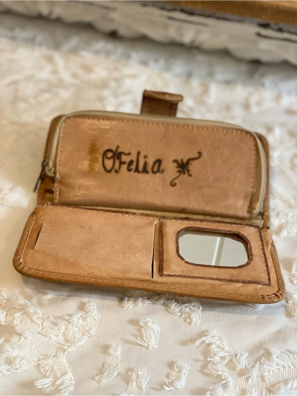Handmade vintage hand