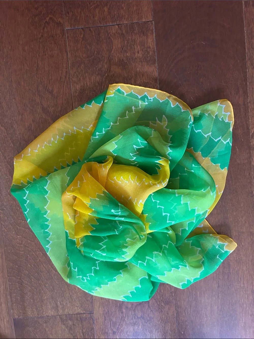 Vintage green yellow