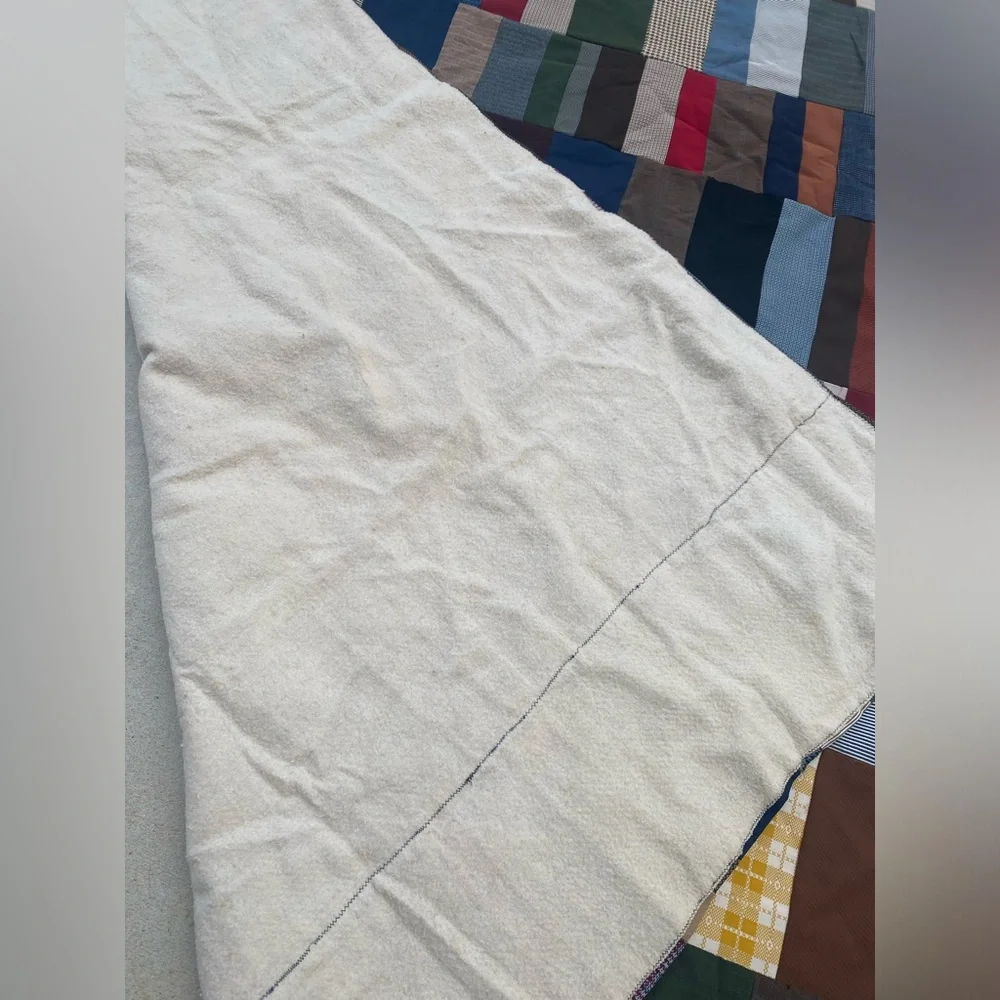 Handmade patchwork quilt