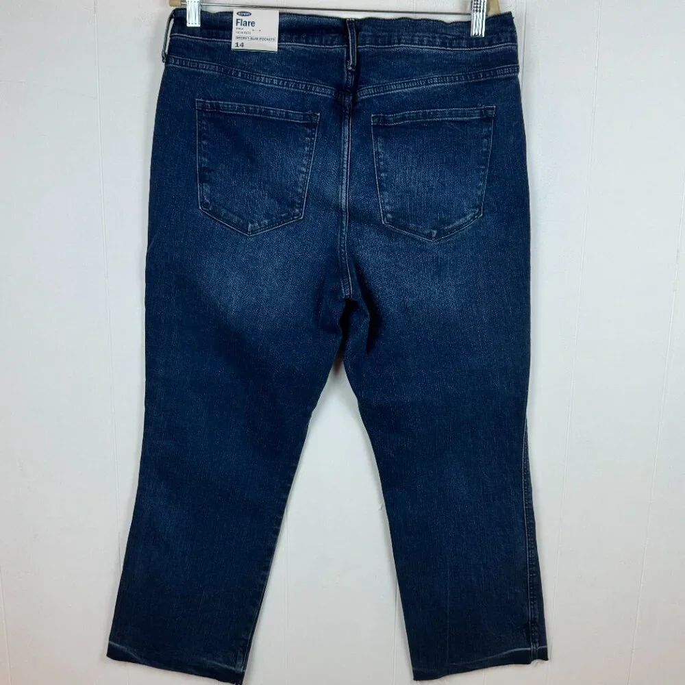 Women's Old Navy Flare Ankle High Rise Jeans Size 14 NWT
