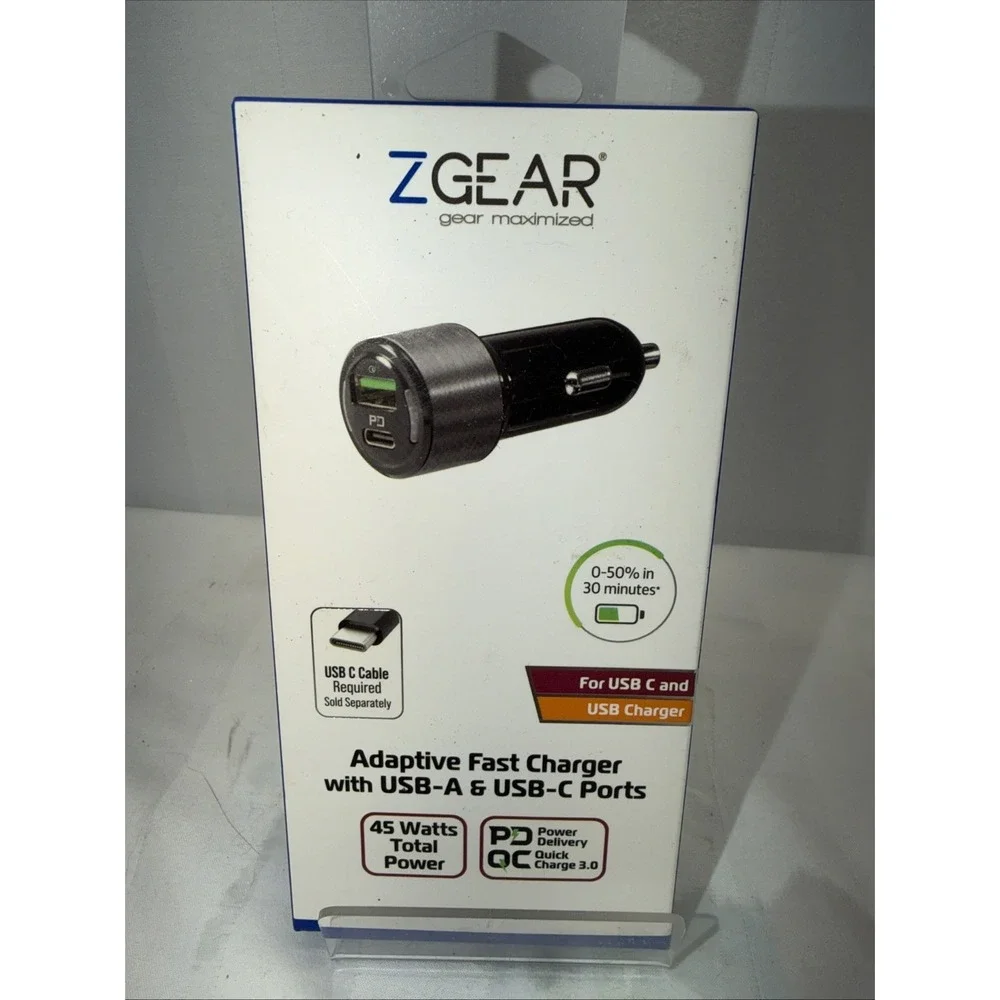 Adaptive Fast Charging with Two USB Ports 33.8W New In Box. same day shipping