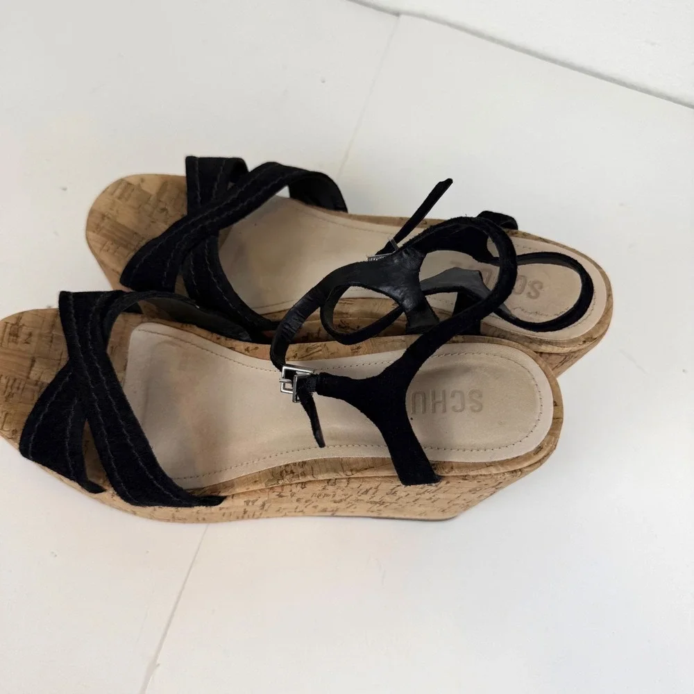 SCHUTZ platform wedge