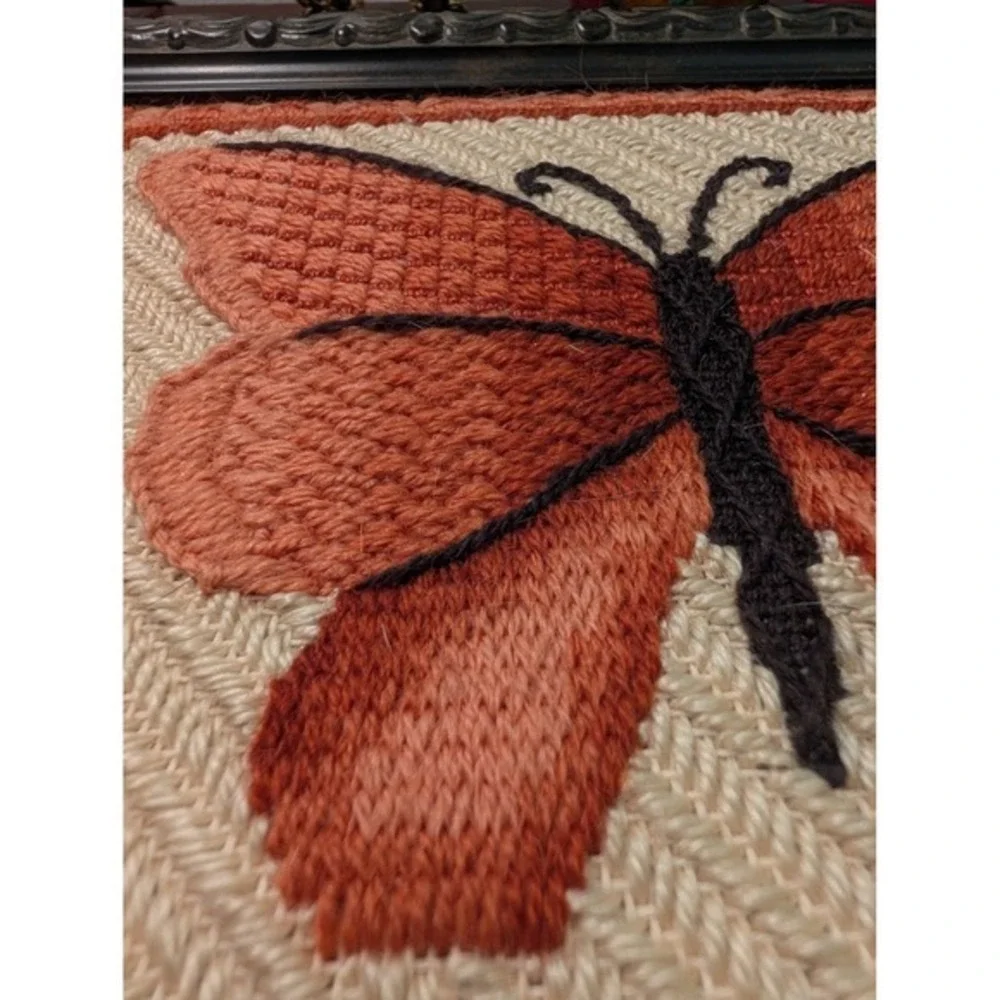 Handmade 13x11 needlepoint