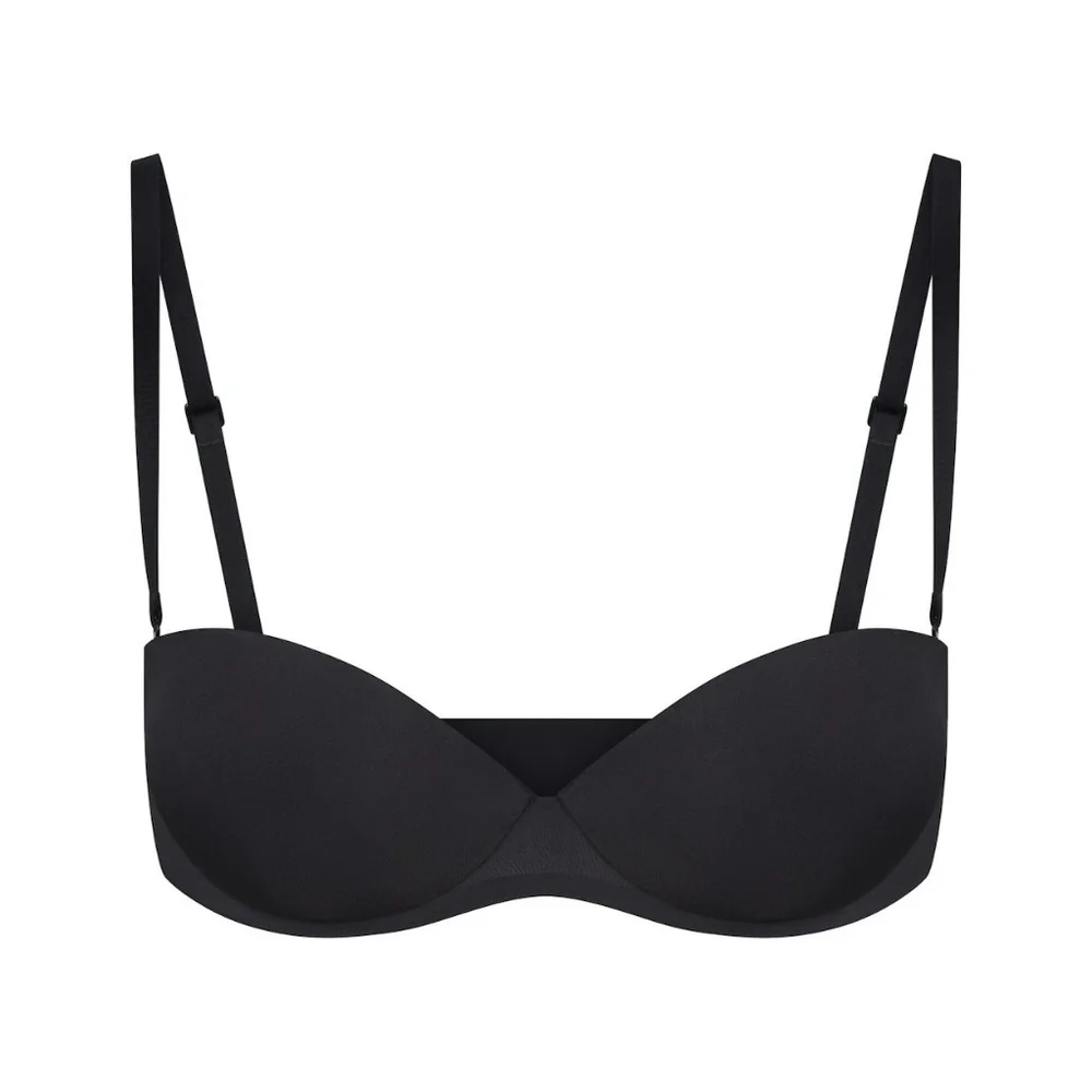 NWT Skims Ultimate Push Up Strapless Bra Onyx Black 34D