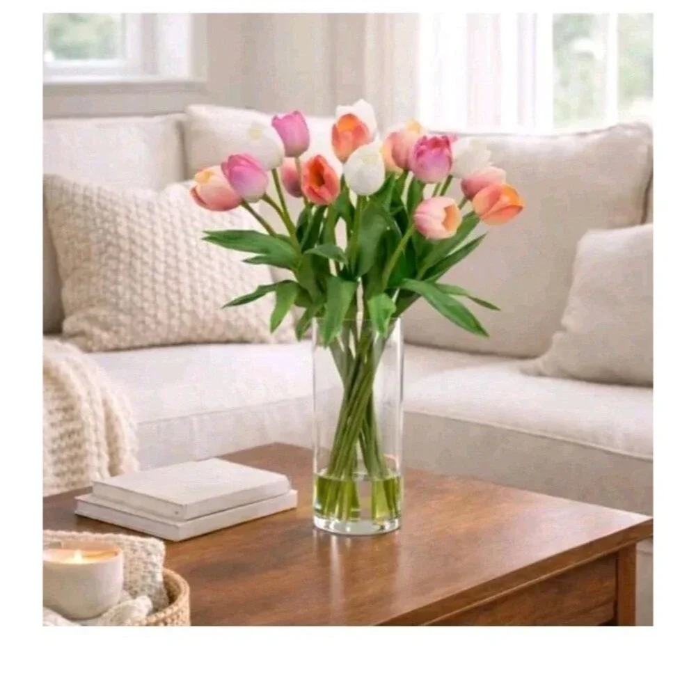 Does not apply lifelike tulip