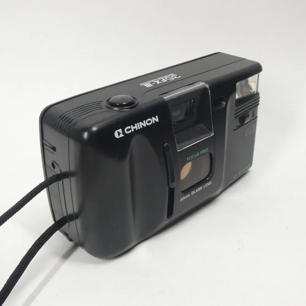 Chinon 35FX-III 35mm Film Camera Point & Shoot Vintage Untested