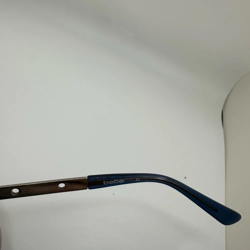 Bebe Kicking It Blue Brown Tortoise Sunglasses