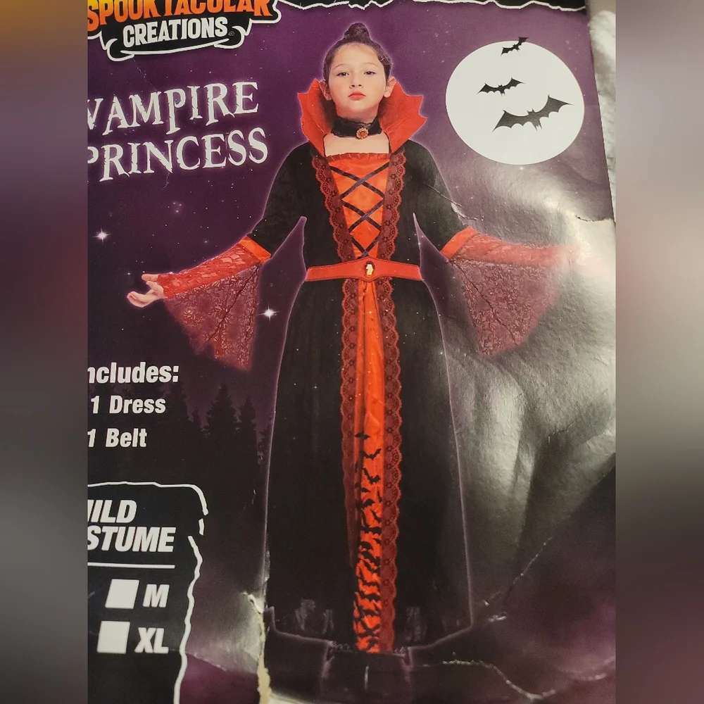 NWT VAMPIRE PRINCESS GIRLS SMALL
