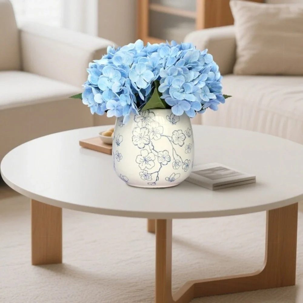 My Texas House faux hydrangeas