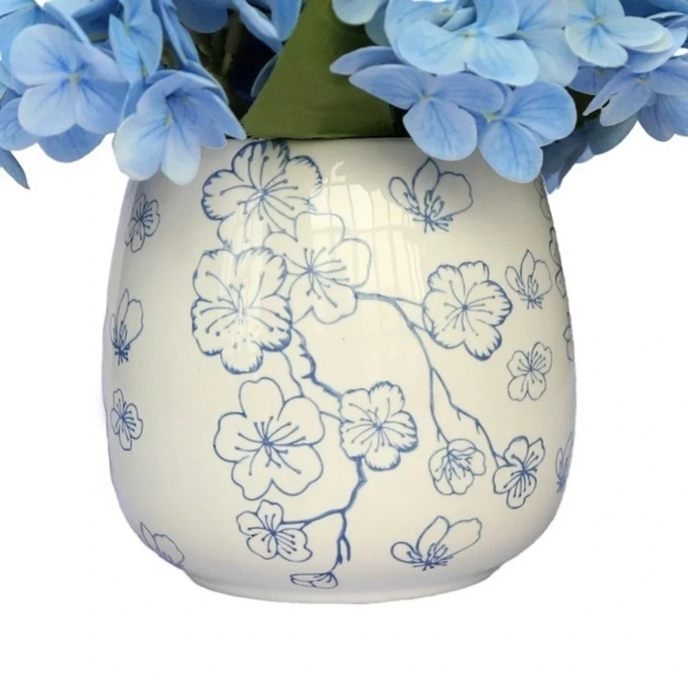 My Texas House faux hydrangeas