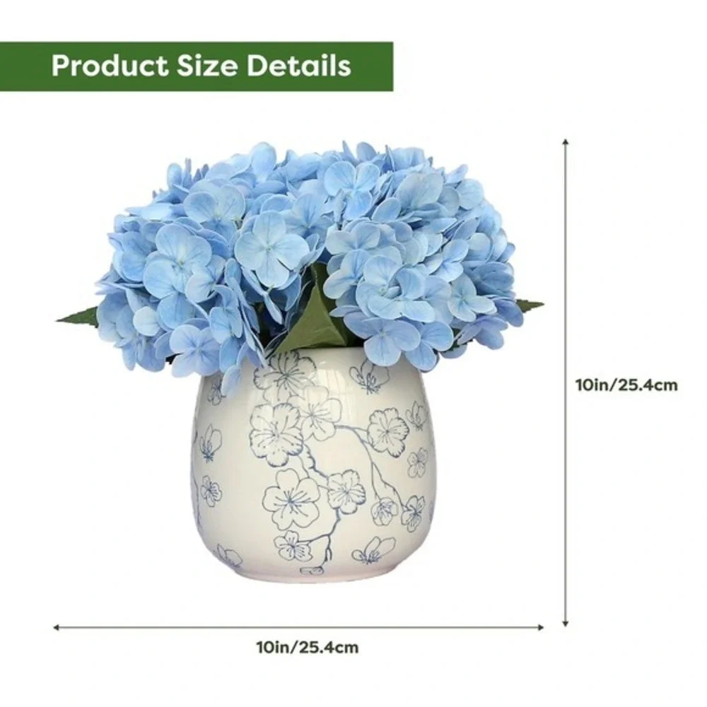 My Texas House faux hydrangeas