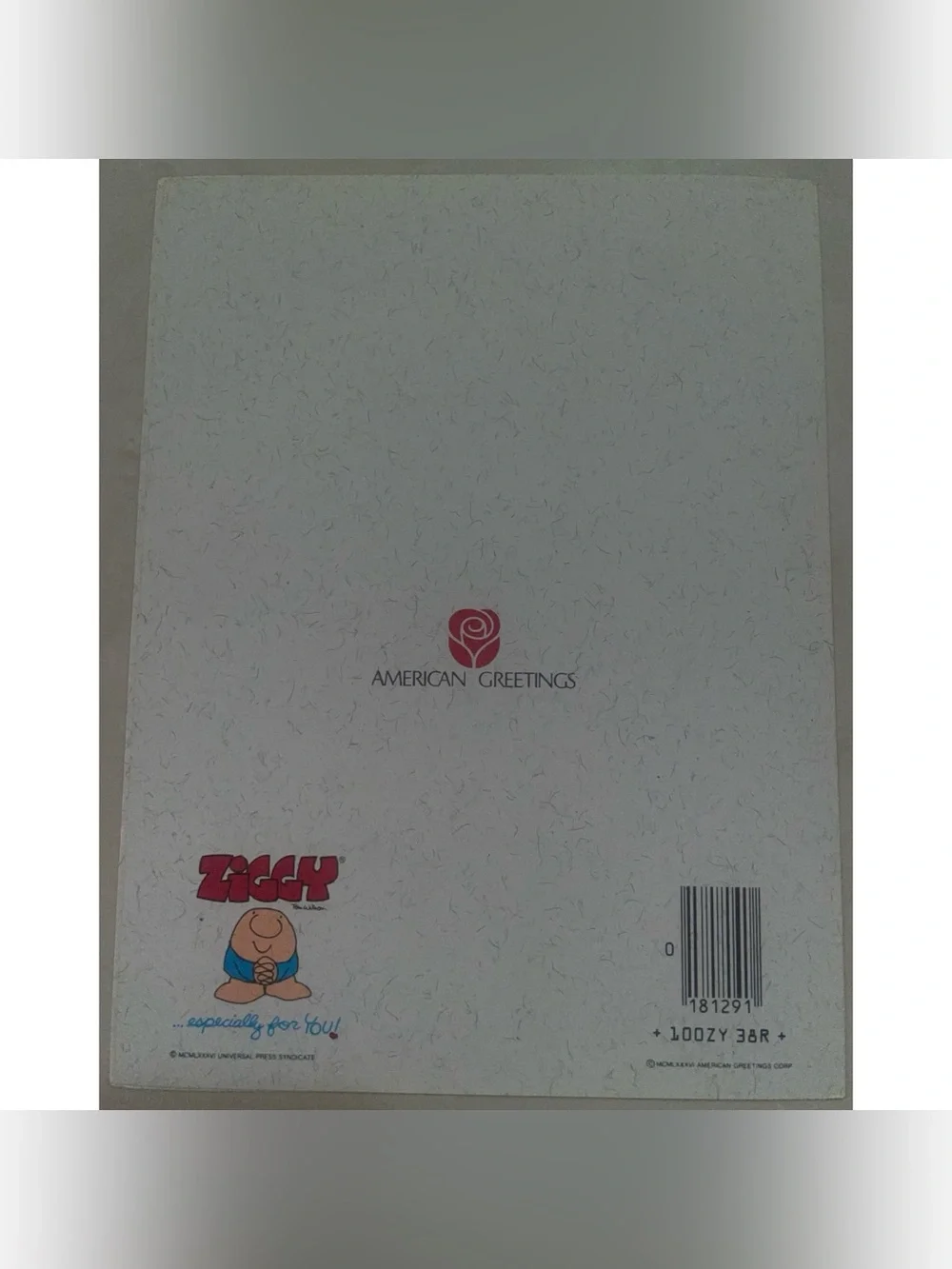 American Greetings vintage ziggy