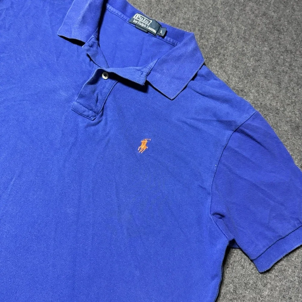 VTG 90s Polo Ralph Lauren Mens Polo Short Sleeve‎ Shirt Mens L Preppy Golf Retro
