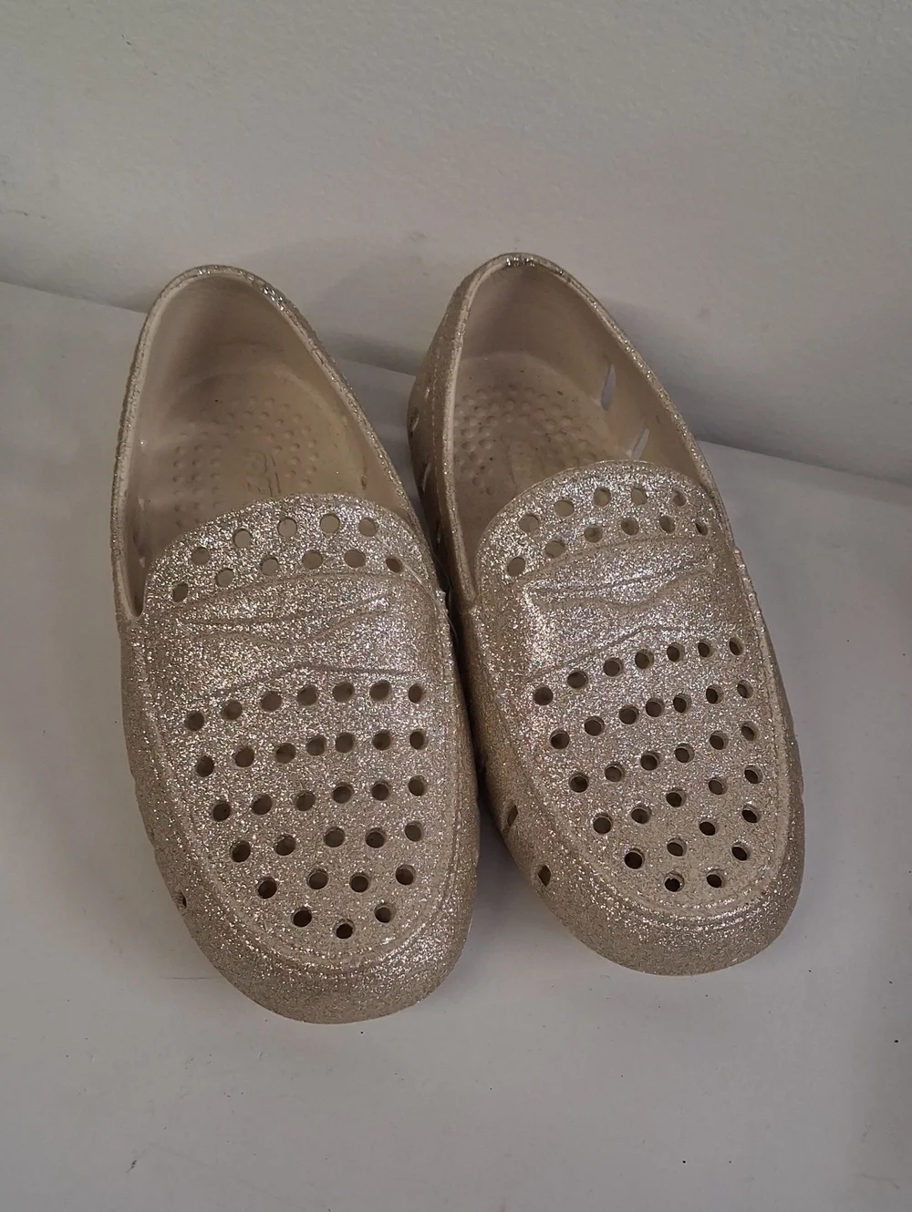 Floafers worn one
