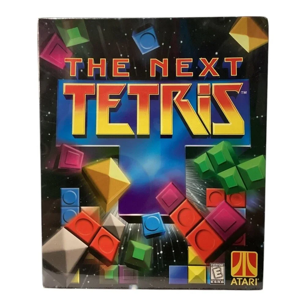 New in Box Sealed The Next Tetris PC CD-ROM Game Windows 95/98 Hasbro Atari 1999