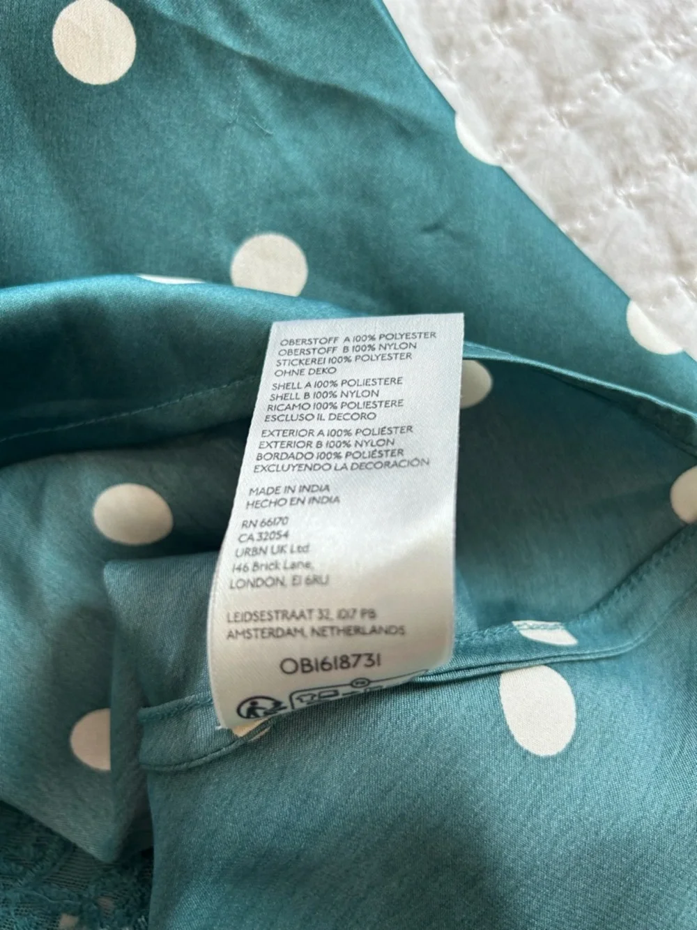 Free People silky teal