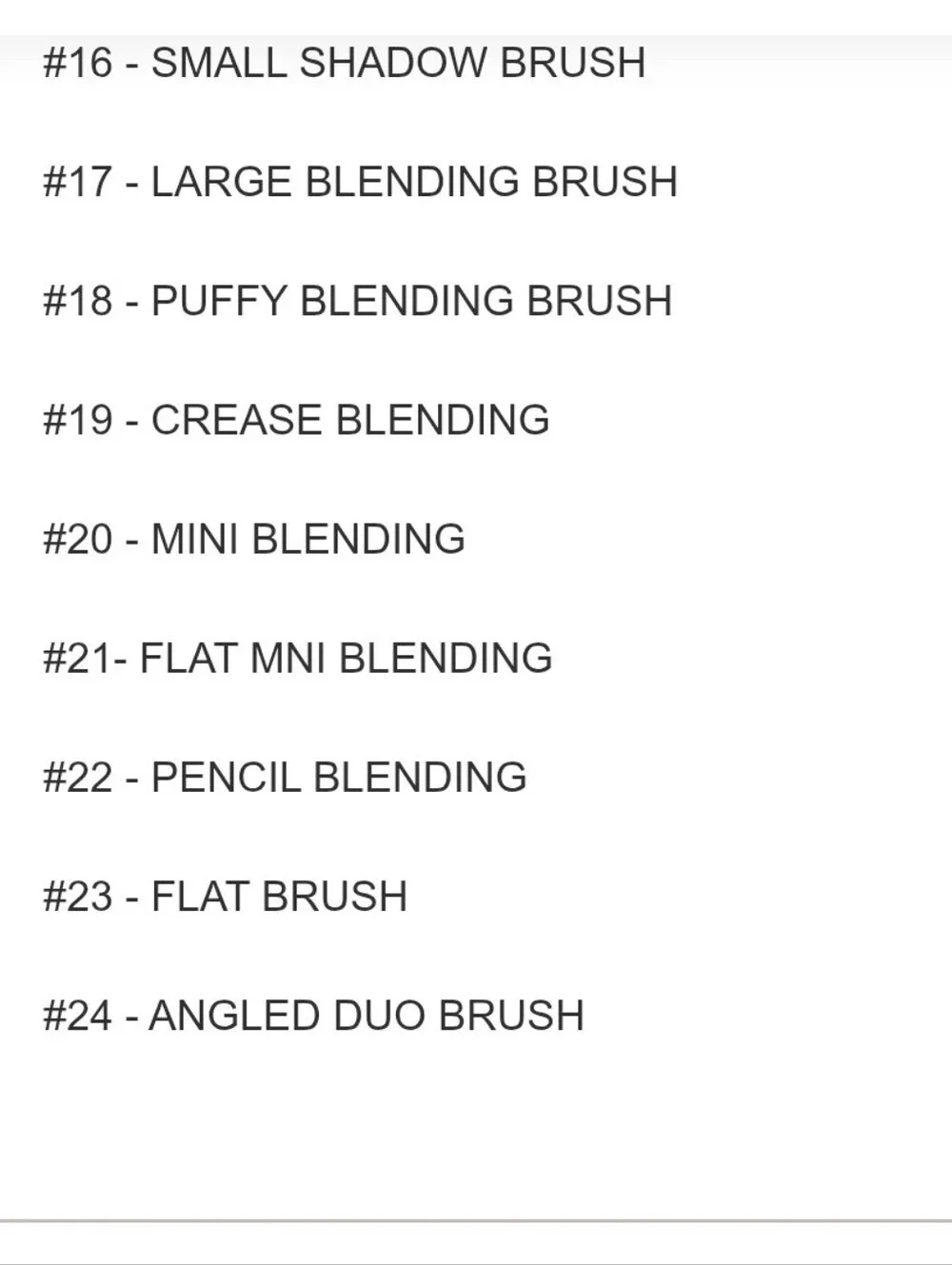 Beauty Creations set includes