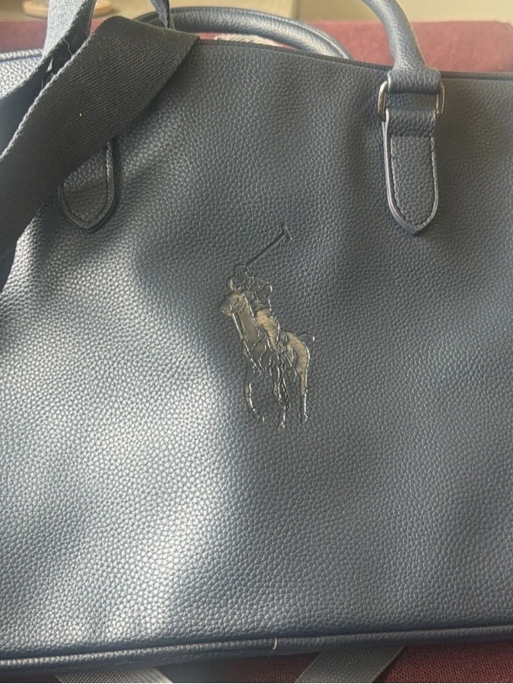 Ralph Lauren structured pebbled
