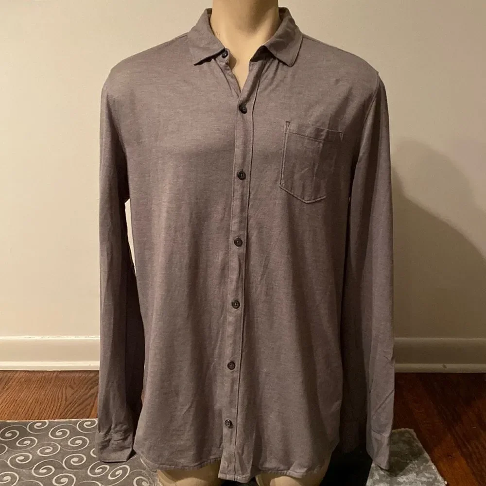 Banana Republic Men’s Tall Extra Large Button Down Casual Shirt Chest Pocket